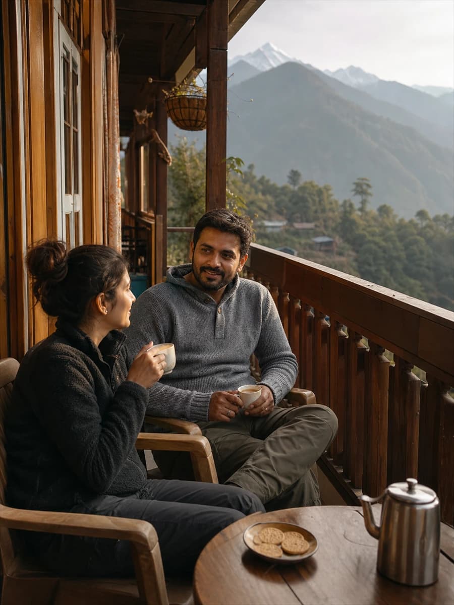 Couples travellers