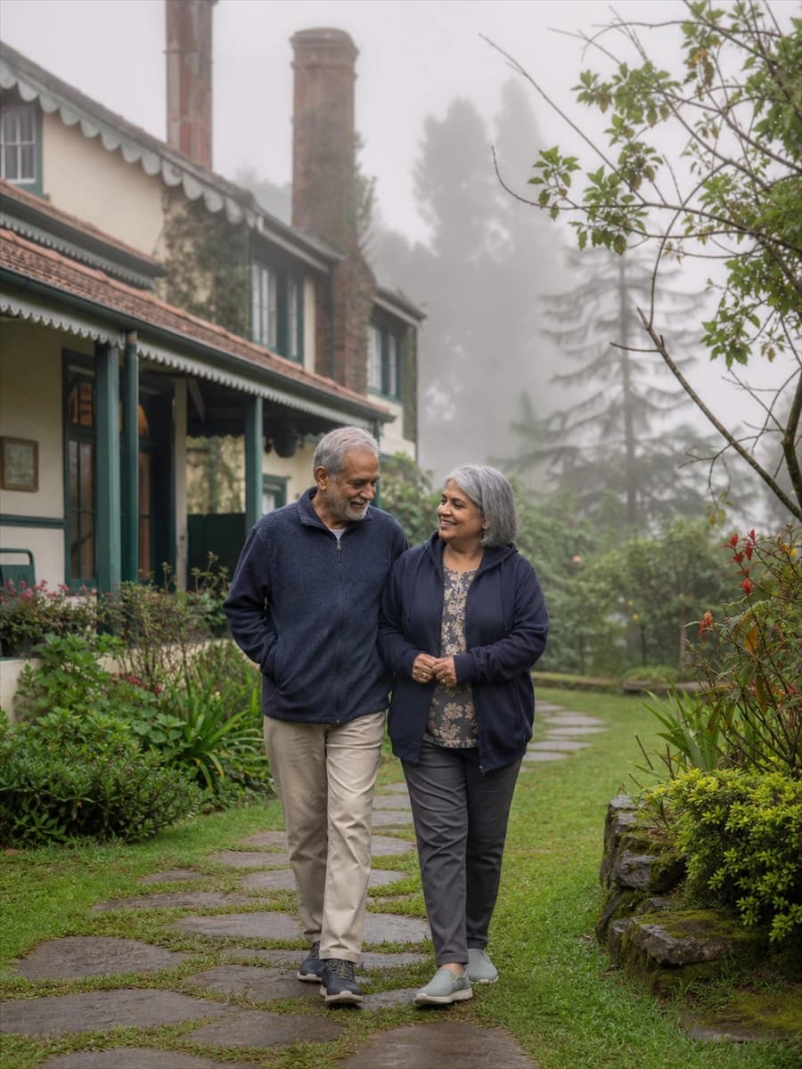 Seniors travellers