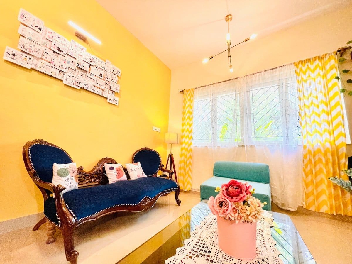 Aesthetic1BHK Studio|Hi speed wifiI5min beach|pool 2